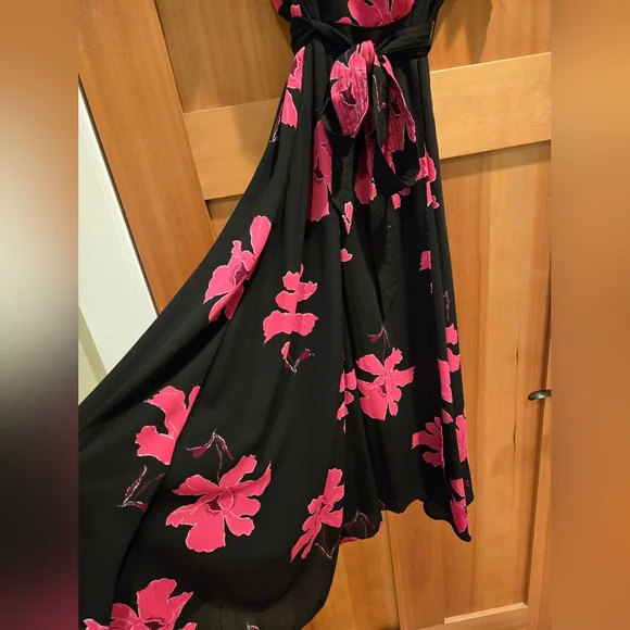 Alfani Elegant Black Floral Dress Size:10 NWT - Picture 4 of 7